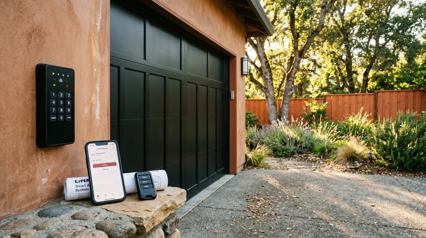 Gate and garage door automation system installation